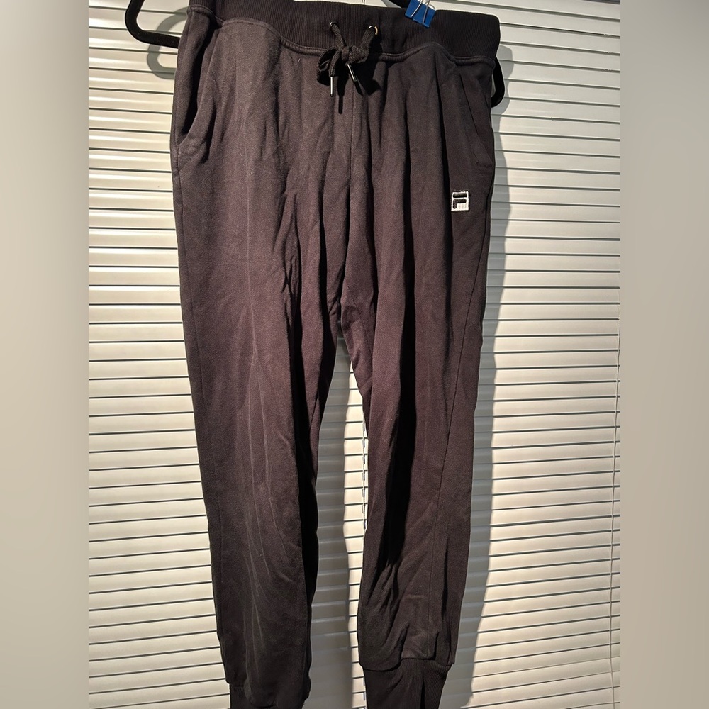 Fila black joggers